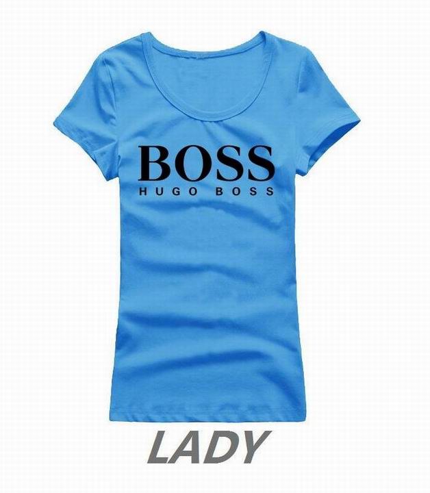 BOSS short round collar T woman S-XL-085